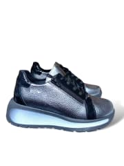 ZAPATO CRETA NAPA SHOCK METAL  ACERO