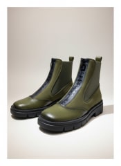 BOTIN NEPAL BOLERO ARMY VELOUR