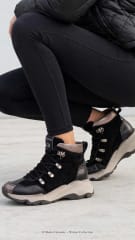 BOTIN HISPANITAS NEPAL BOLMET TOPO VELOUR  BLACK