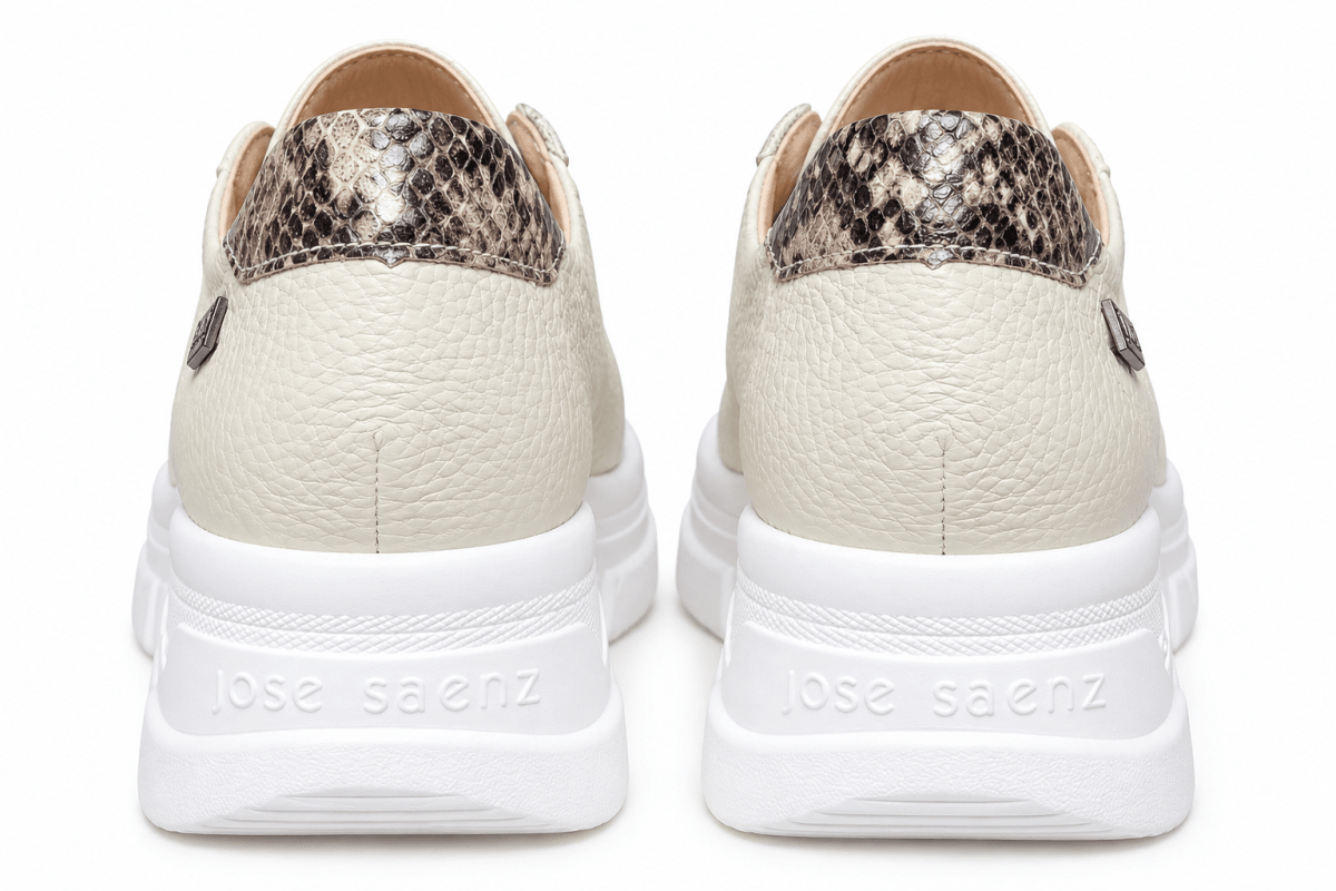 ZAPATILLA JOSE SAENZ CELIA BEIGE  SERPIENTE4