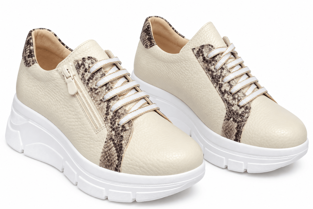 ZAPATILLA JOSE SAENZ CELIA BEIGE  SERPIENTE3
