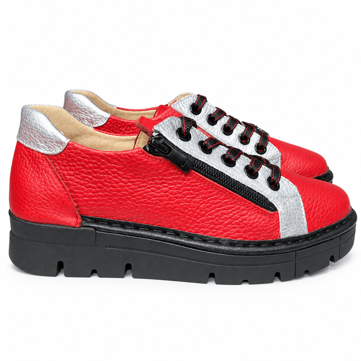 ZAPATILLA JOSE SAENZ EVA ROJO1