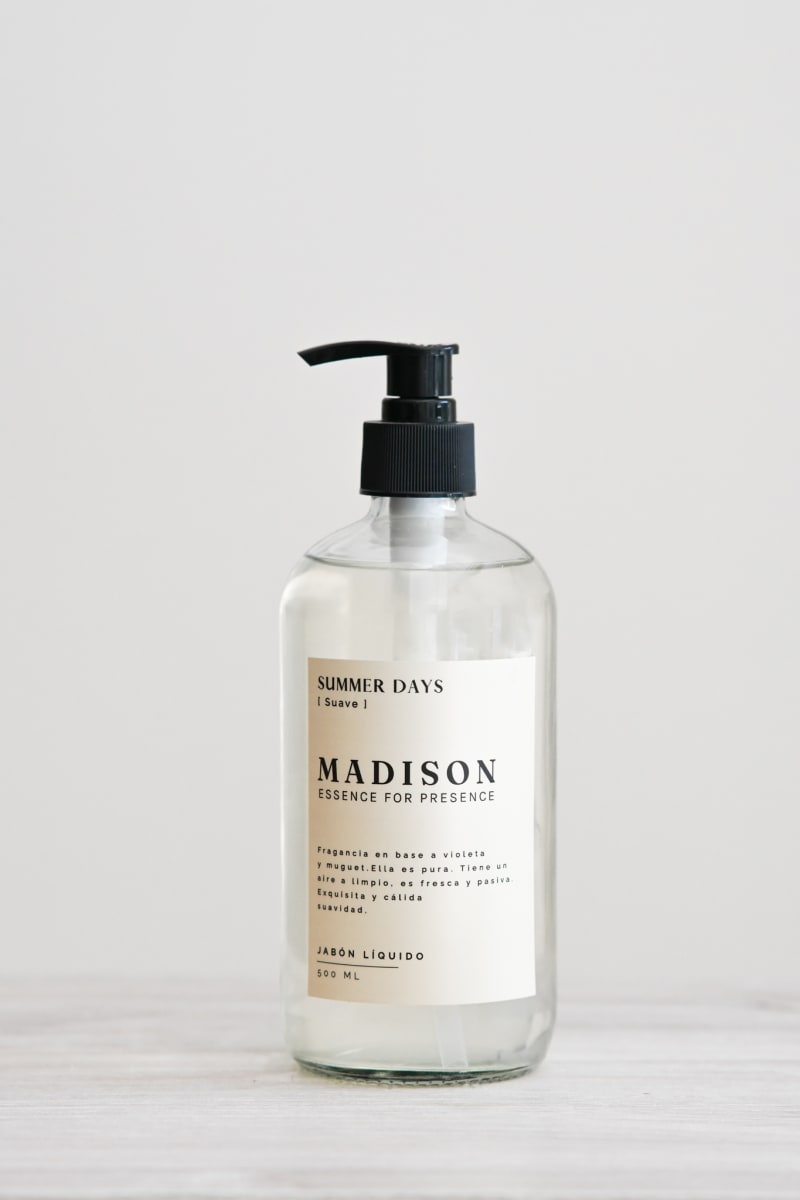 JABON MADISON 500 ML ENVASE TRANSPARENTE1