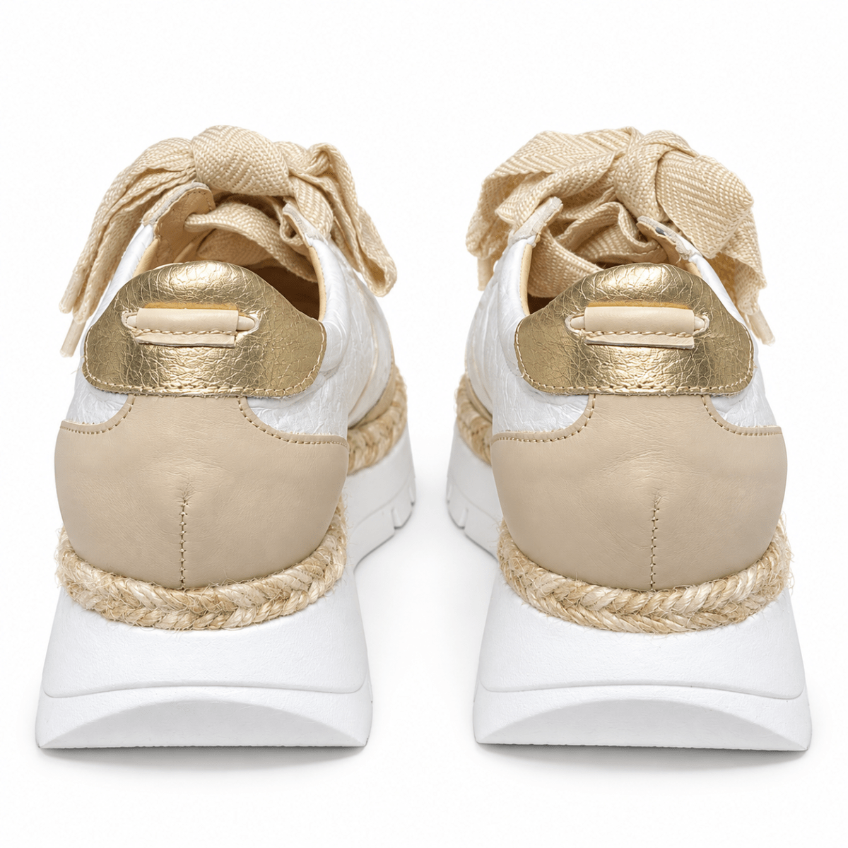 ZAPATILLA JOSE SAENZ BELEN BLANCO BEIGE YUTE3