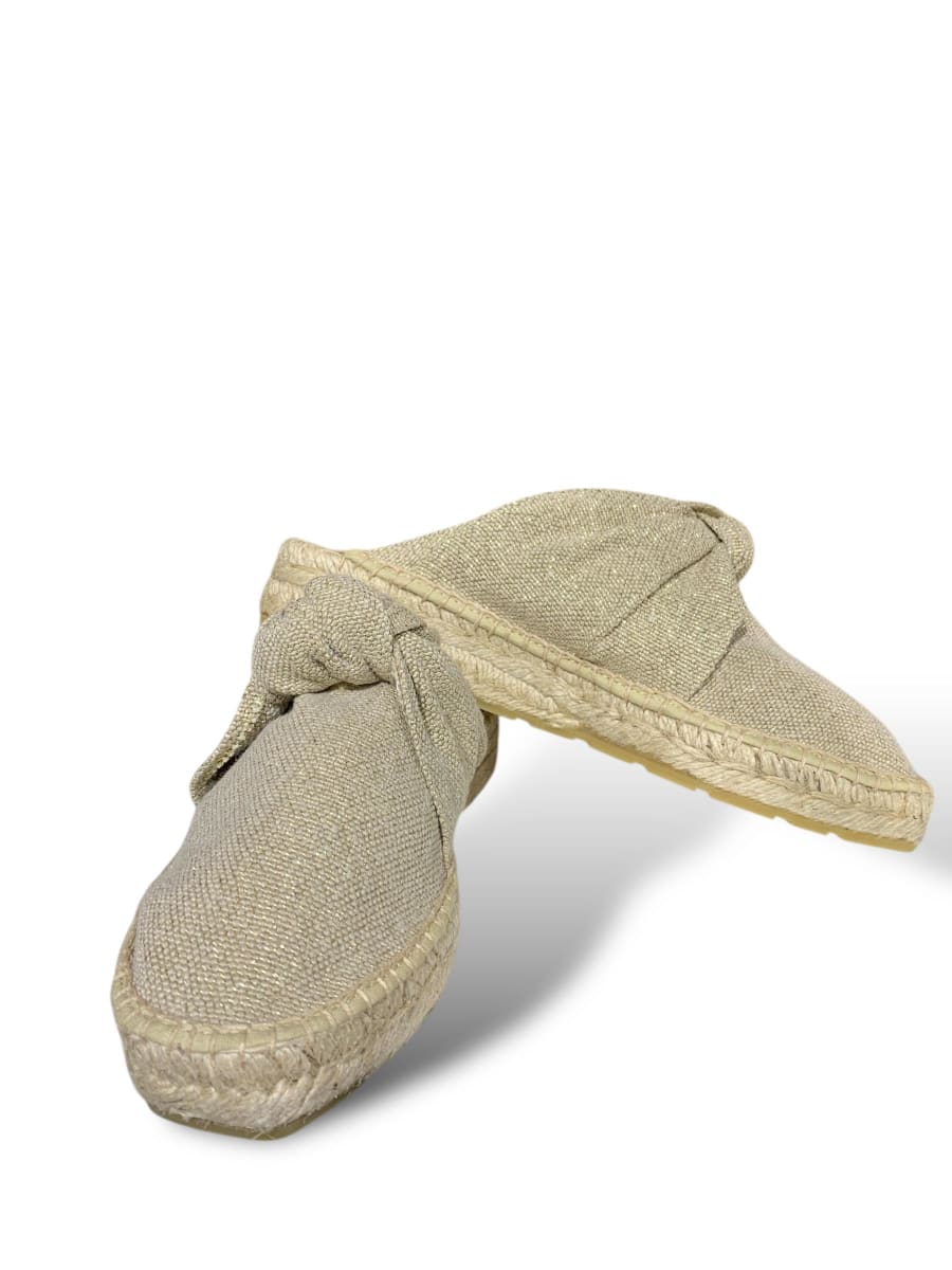 ALPARGATA LINO EPOQUE ORO10