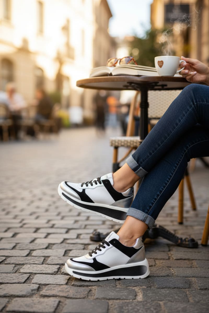 DEPORTIVO PLATA BLANCO SNOCK1