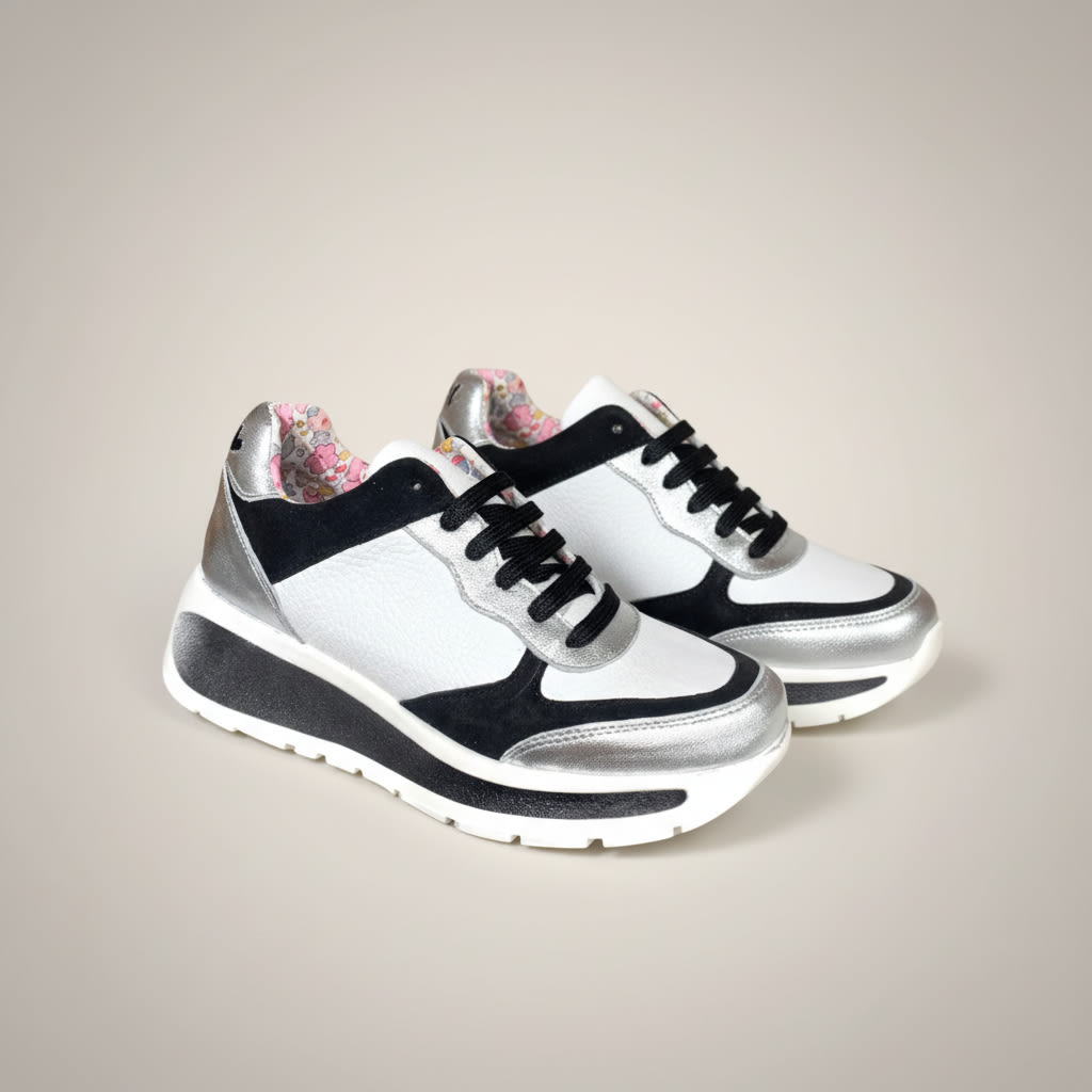 DEPORTIVO PLATA BLANCO SNOCK8