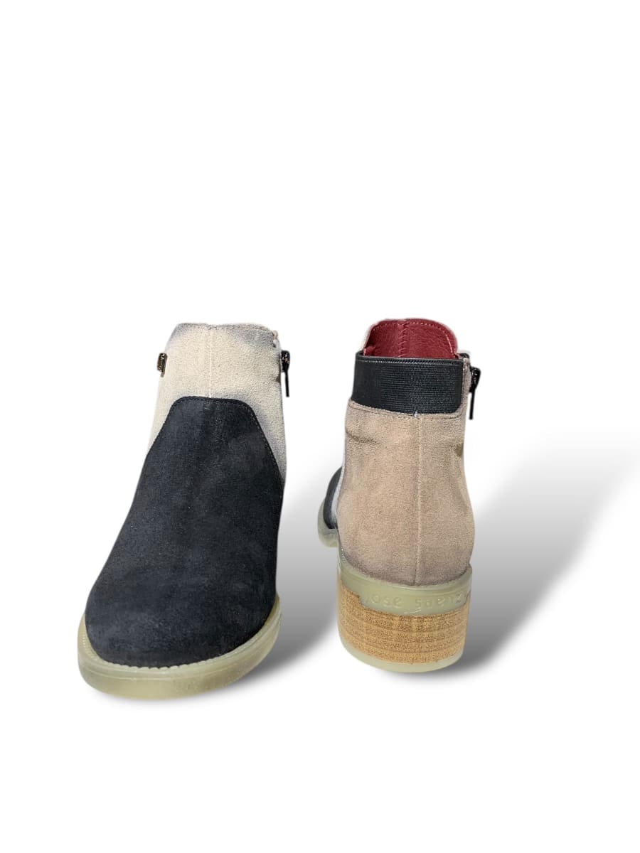 BOTIN AMAZONA NEGRO HIEL0 PIEDRA VELUR NRO 396