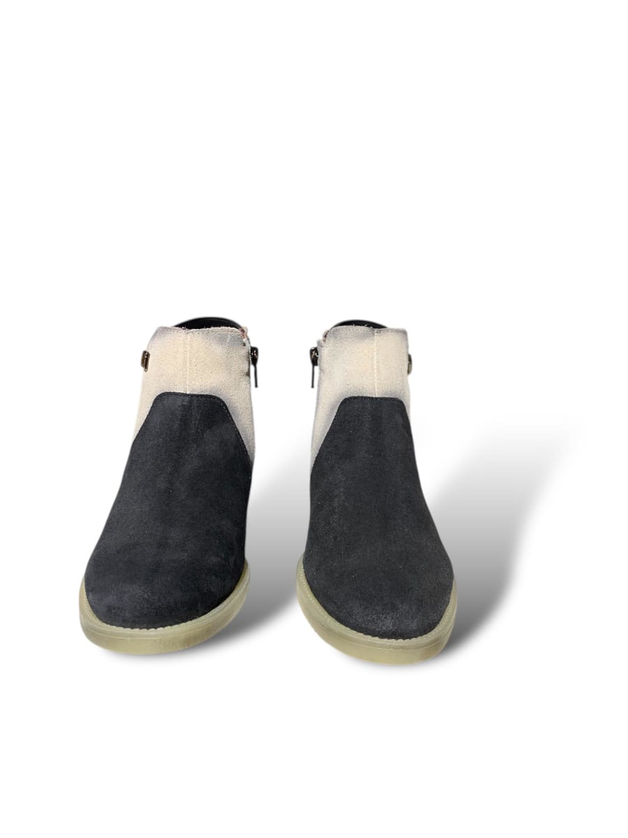 BOTIN AMAZONA NEGRO HIEL0 PIEDRA VELUR NRO 395