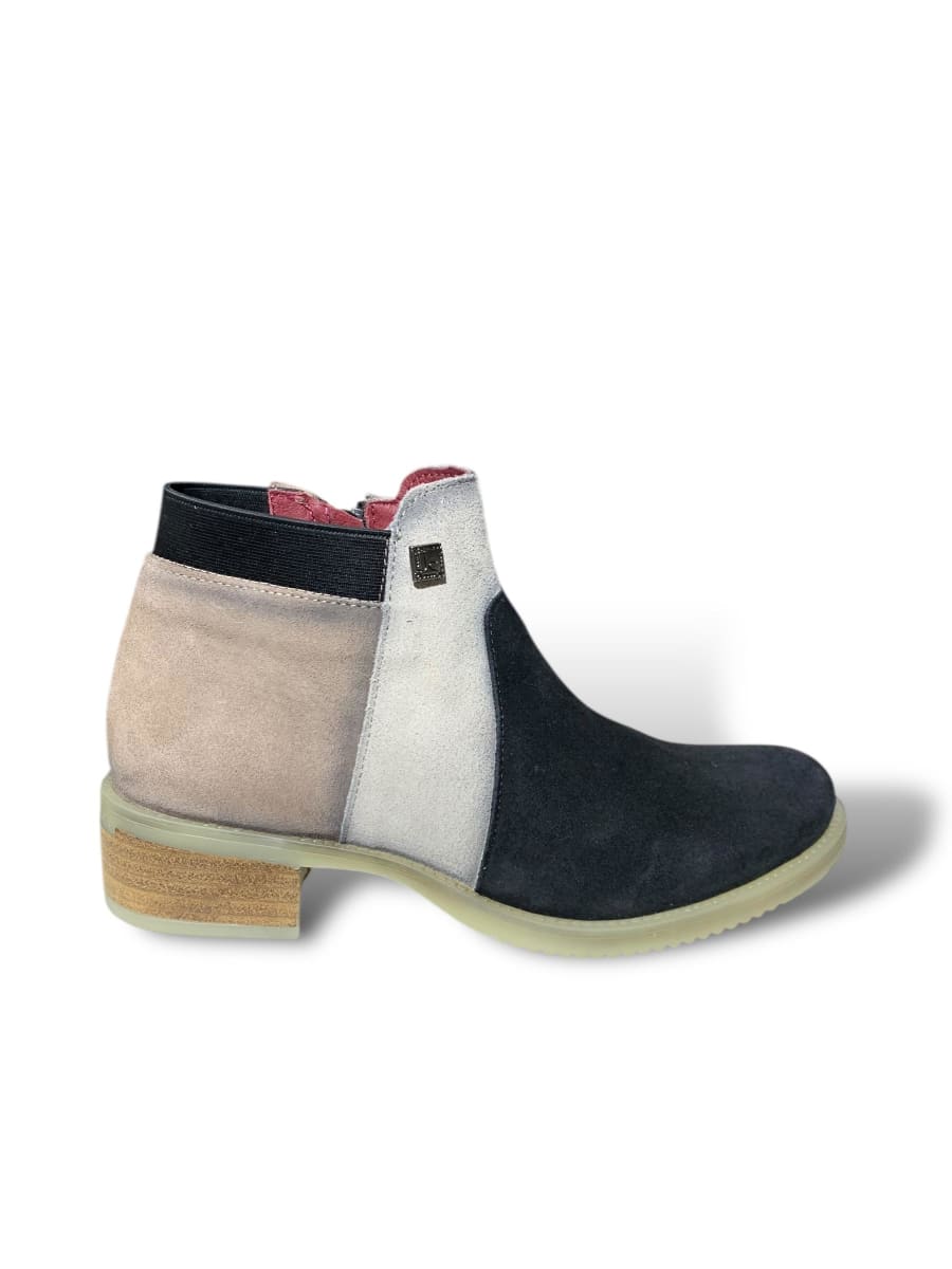 BOTIN AMAZONA NEGRO HIEL0 PIEDRA VELUR NRO 393