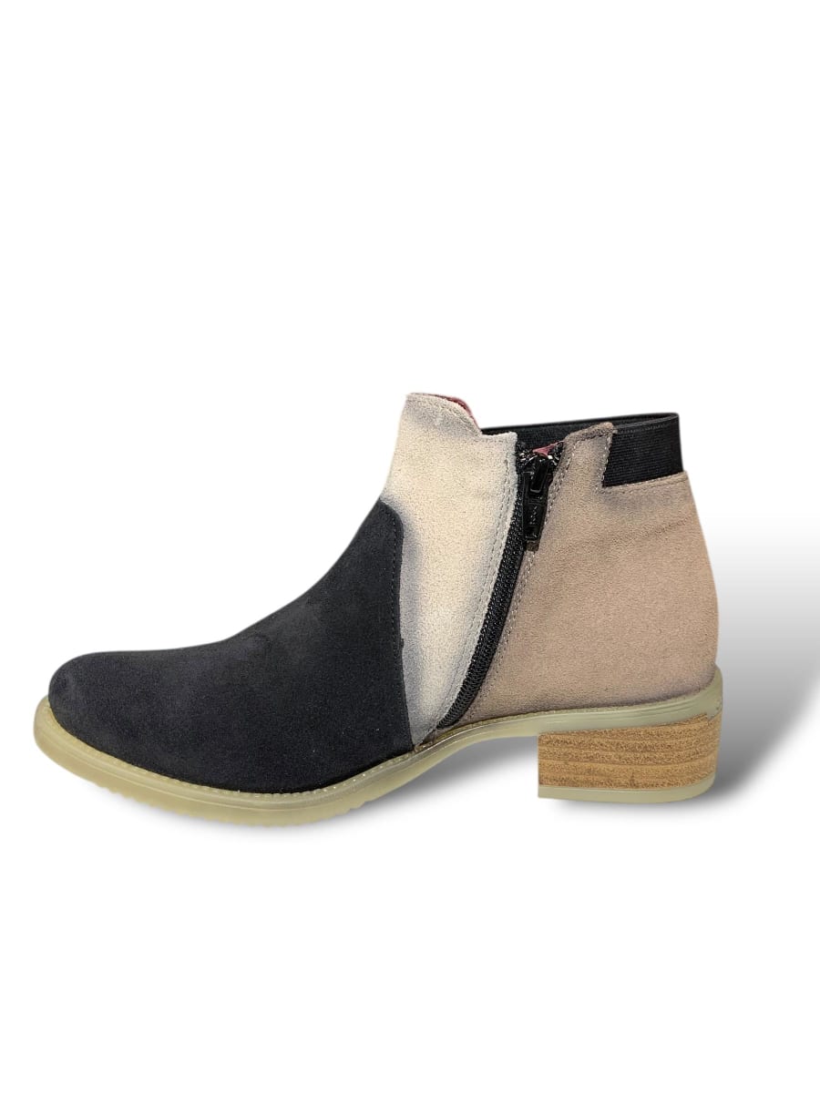 BOTIN AMAZONA NEGRO HIEL0 PIEDRA VELUR NRO 392