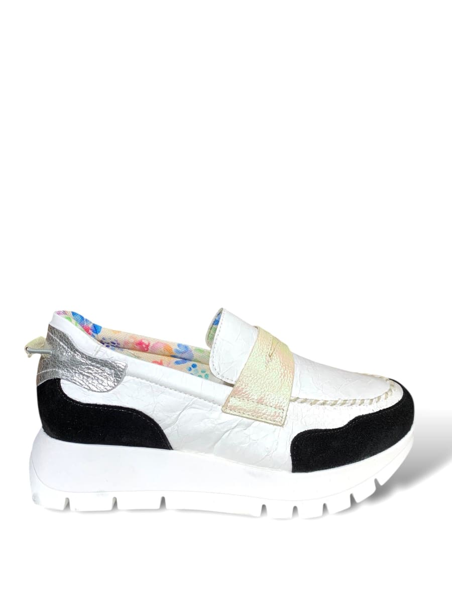 MOCASIN BELEN NEGRO BEIGE ANTE2