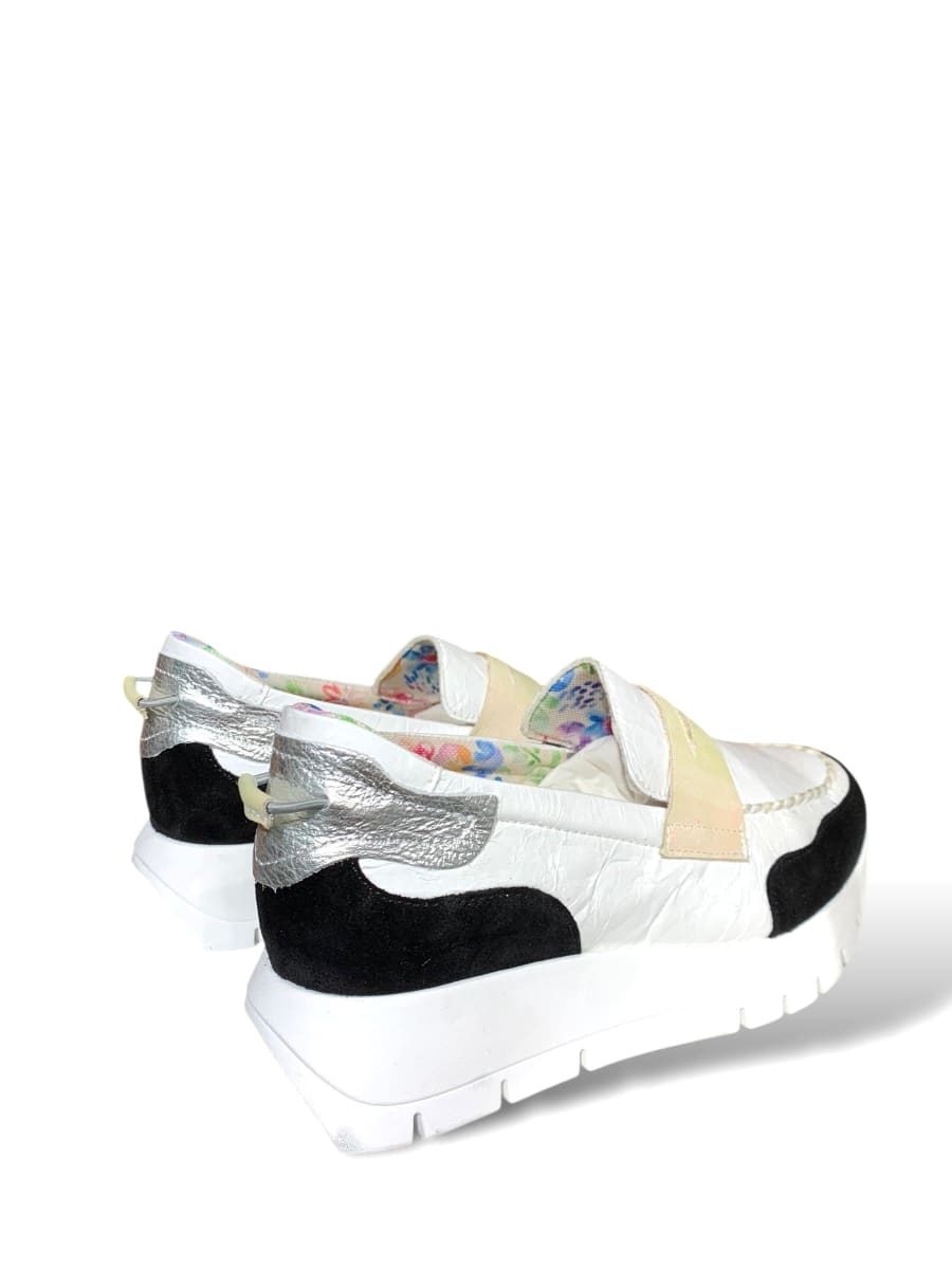 MOCASIN BELEN NEGRO BEIGE ANTE5