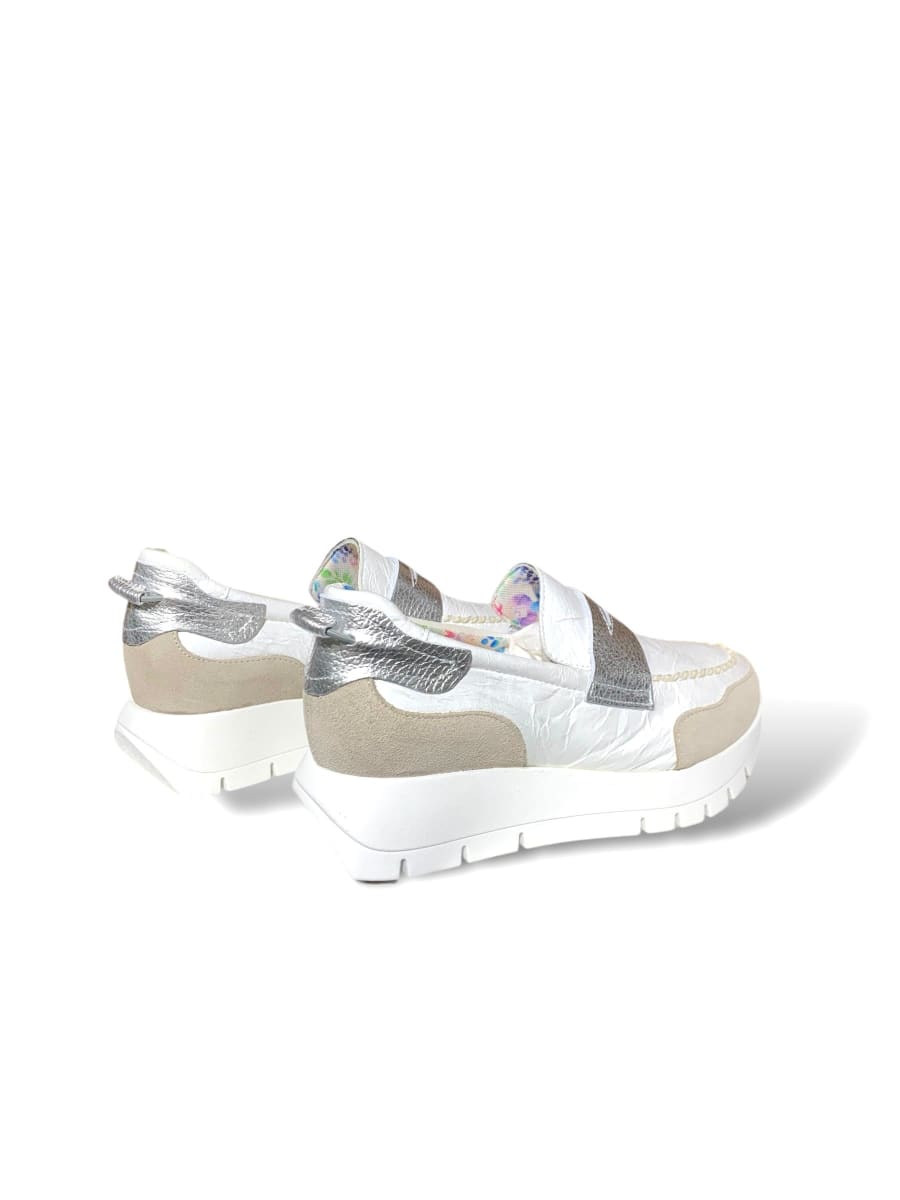 MOCASIN BELEN HIELO PLATA ANTE4