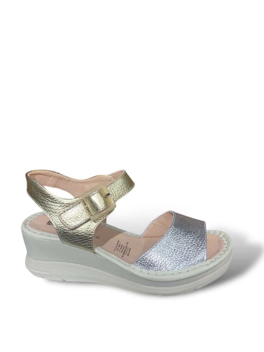 SANDALIA VERONICA PLATA CHAMP6