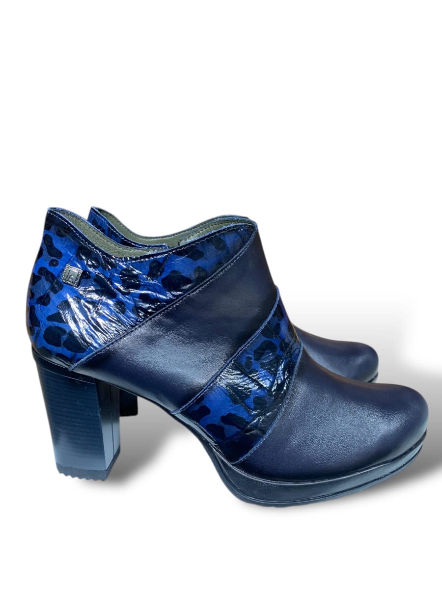 ZAPATO CLAUDIA NAVY KOPARDO NRO 391