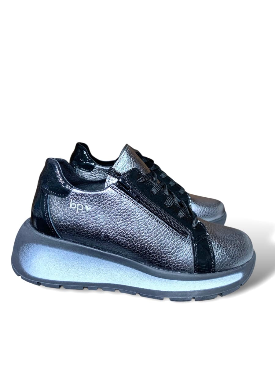 ZAPATO CRETA NAPA SHOCK METAL  ACERO7