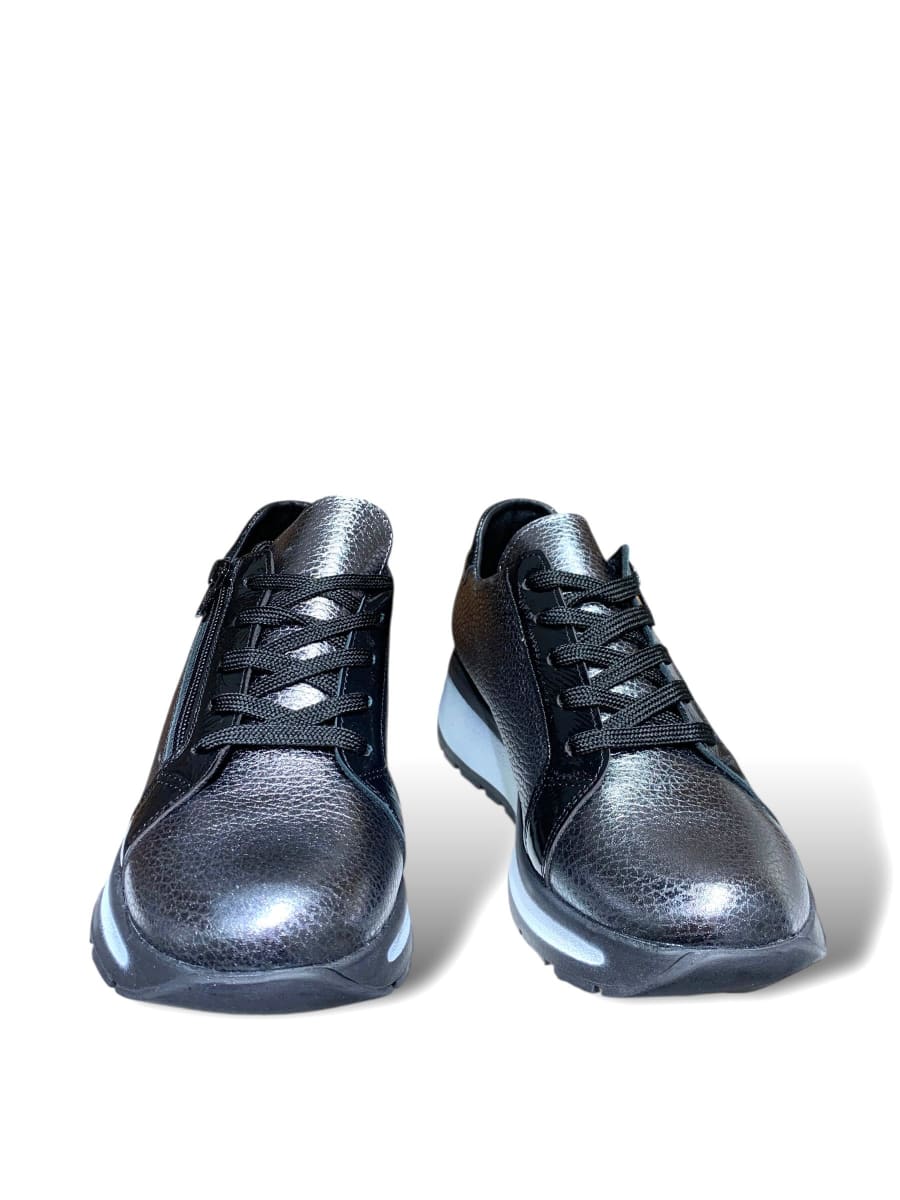 ZAPATO CRETA NAPA SHOCK METAL  ACERO6