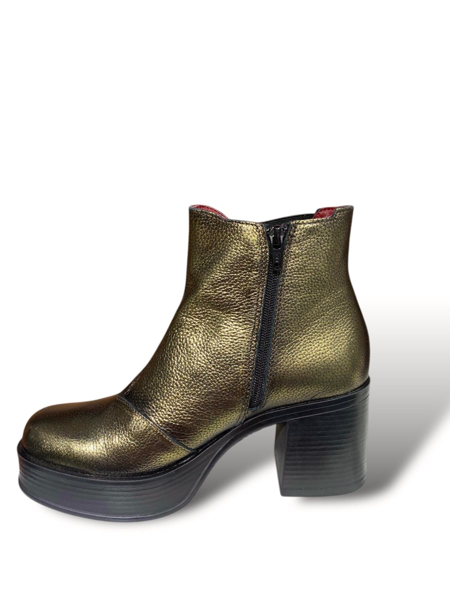 BOTIN  MALENA NRO 37  KAKI ACERO5