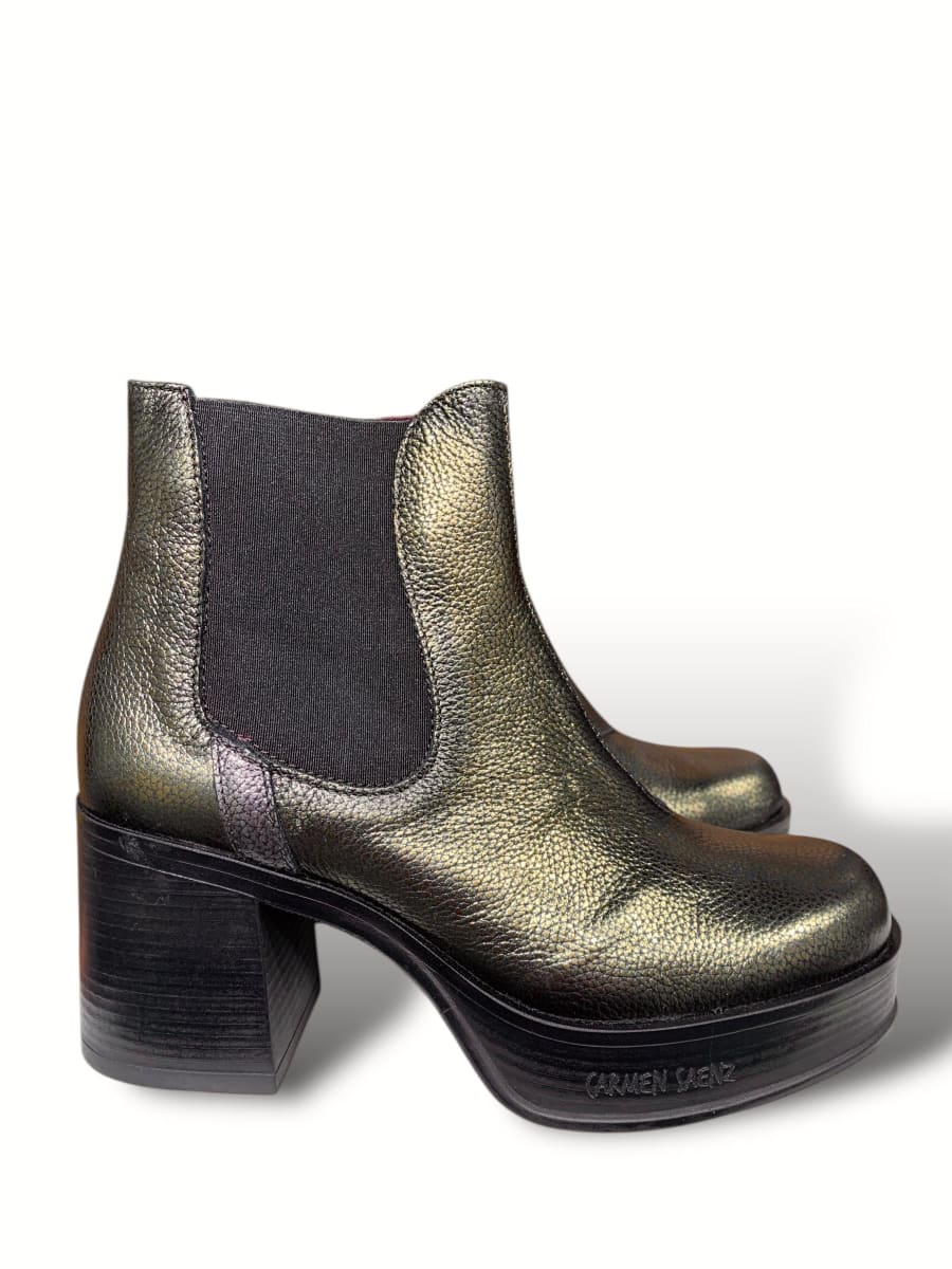 BOTIN  MALENA NRO 37  KAKI ACERO4