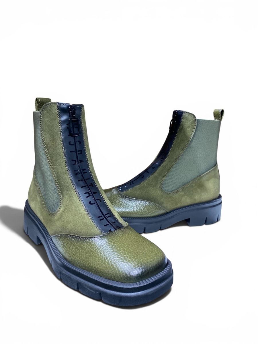 BOTIN NEPAL BOLERO ARMY VELOUR NRO 365