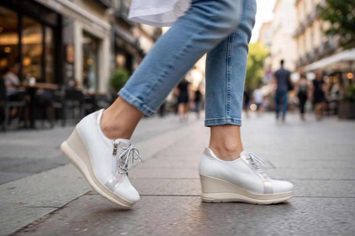 ZAPATO ANDREA BLANCO CORDONES NRO 401