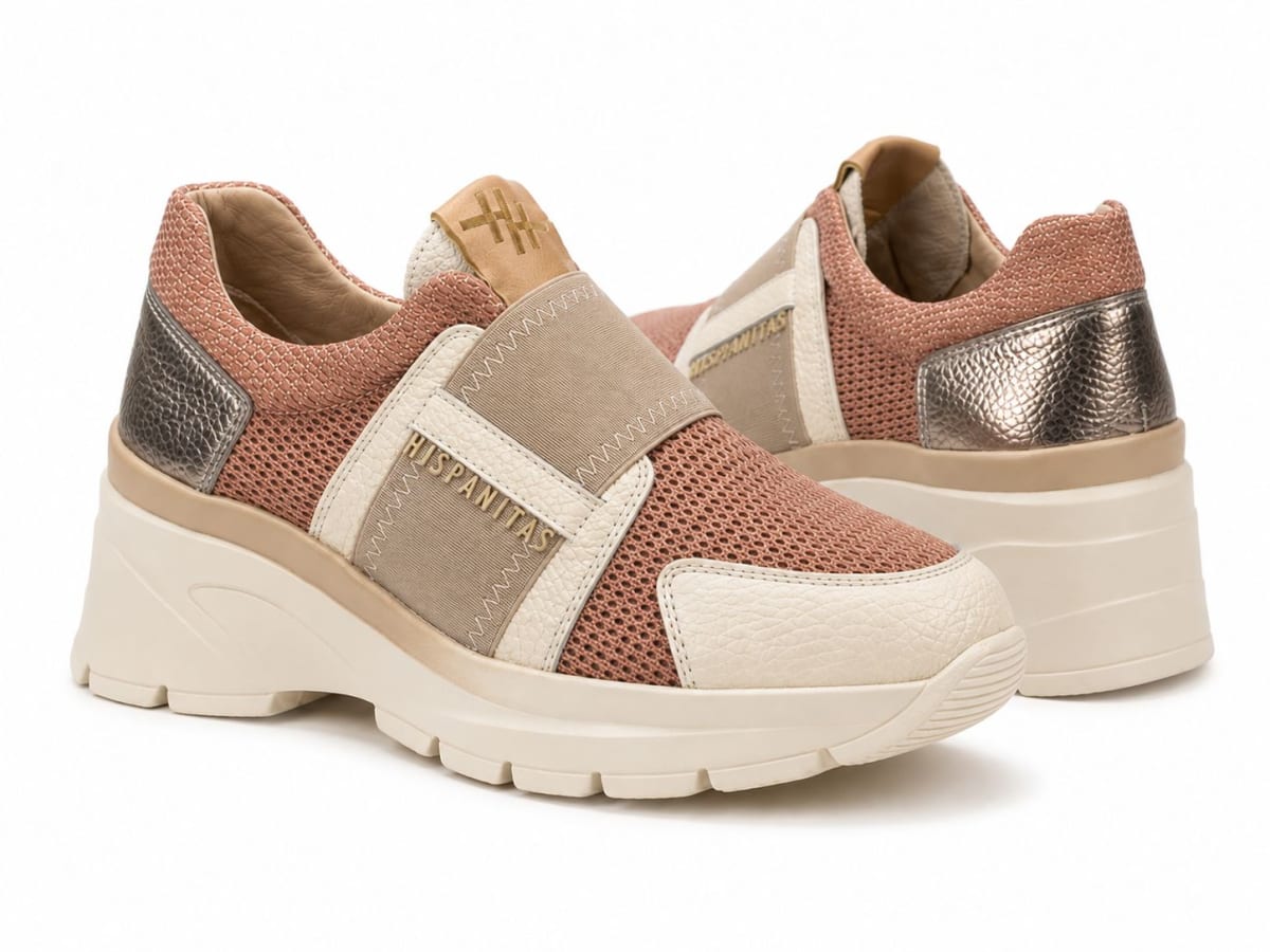 ZAPATO DEPORTIVO HISPANITAS JADE V26  SALMON1