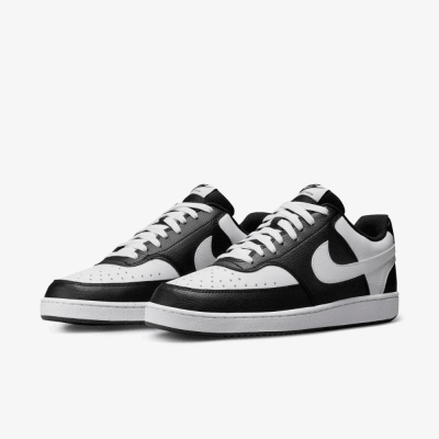 Nike Hombre - Court Vision Low Black/White1