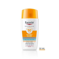 EUCERIN HYDRO FLUID PROTECTOR FACIAL TONO CLARO SPF 50+ X 50 ML