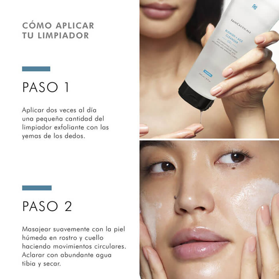 Blemish & Age Cleanser Gel 240ml - SkinCeuticals4