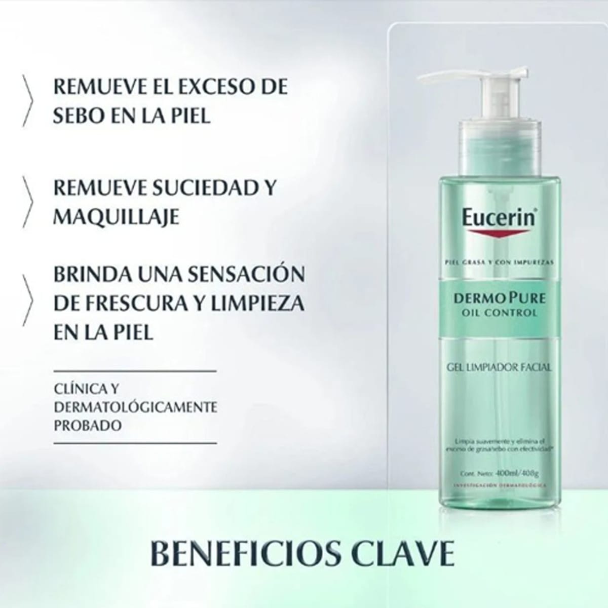 EUCERIN DERMOPURE GEL LIMPIADOR 400 ML3