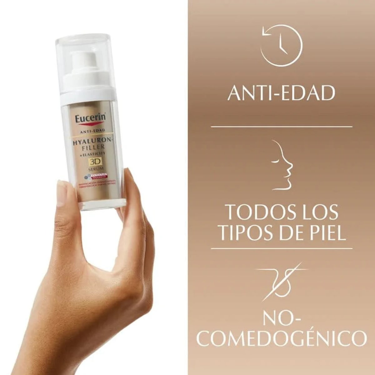 EUCERIN HYALLURON FILLER ANTI EDAD ELASTICITY SERUM 30 ML (3D)3