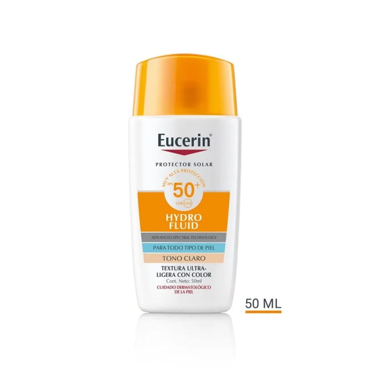 EUCERIN HYDRO FLUID PROTECTOR FACIAL TONO CLARO SPF 50+ X 50 ML1