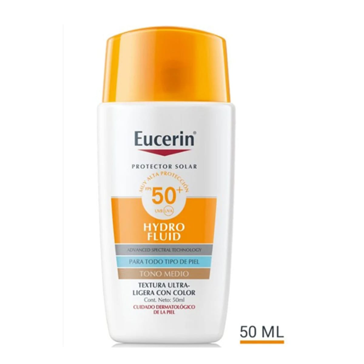 EUCERIN HYDRO FLUID PROTECTOR FACIAL TONO MEDIO SPF 50+ X 50 ML1