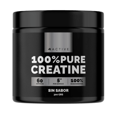 Creatina 4active 100% Pure Creatine Monohydrate - 300 Grs1