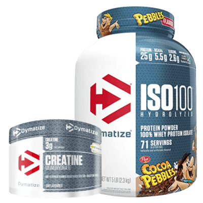 Pack Iso 100 5 Lbs Cocoa Pebbles + Creatina 300 gr Dymatize Creapure1