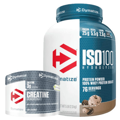 Pack Iso 100 5 Lbs Cookies and Cream + Creatina 300 gr Dymatize Creapure1