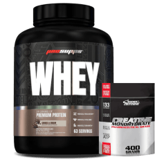 Pack Ps Whey 5 lb (COOKIES AND CREAM) + Creatina 400 gr IA