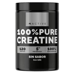 Creatina 4active 100% Pure Creatine Monohydrate 600 gramos