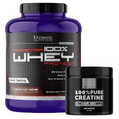 Pack Prostar 5 lb CHOCOLATE + Creatina 300gr 4Active