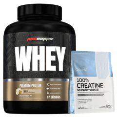 Pack Ps Whey 5 lb VAINILLA + Creatina 300gr Ostrovit