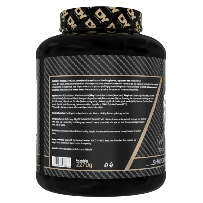 Proteína Shadowhey Hydrolysate Dorian Yates 90 servicios5