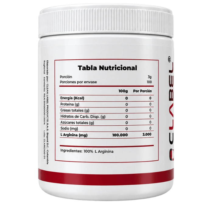 L-Arginina 300g 100 servicios3