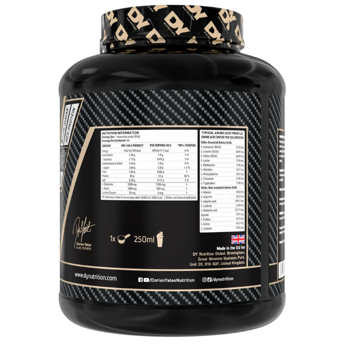 Proteína ShadoWhey Isolate Dorian Yates 66 Servicios7