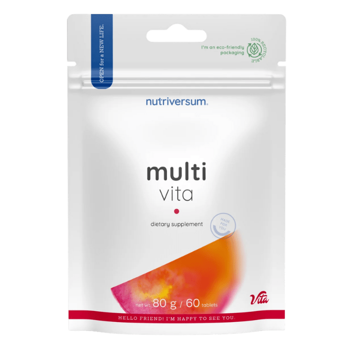 Multi Vita Nutriversum - 80g / 60 Tabletas 0