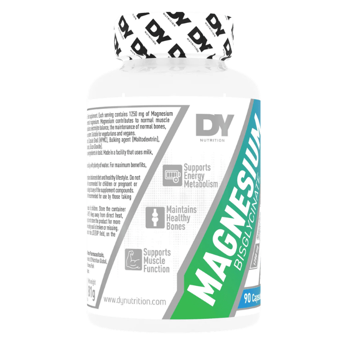 Magnesio Bisglicinato Dorian Yates | 90 Cápsulas Veganas · Alta Absorción4