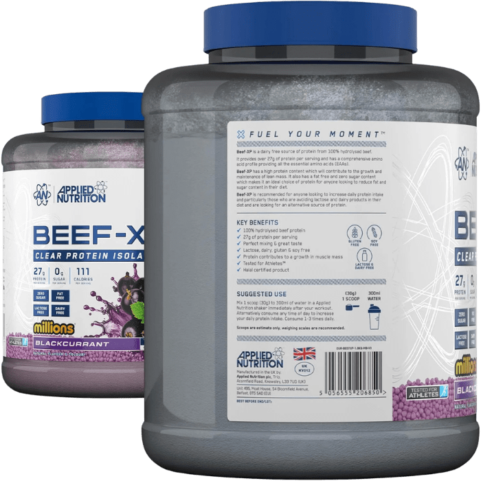 Beef XP Clear Protein Isolate 1.8 Kg13