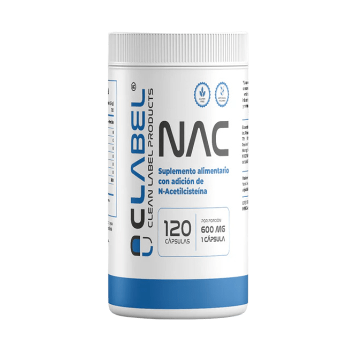 N Acetilcisteína - NAC 600mg 120 cápsulas 0