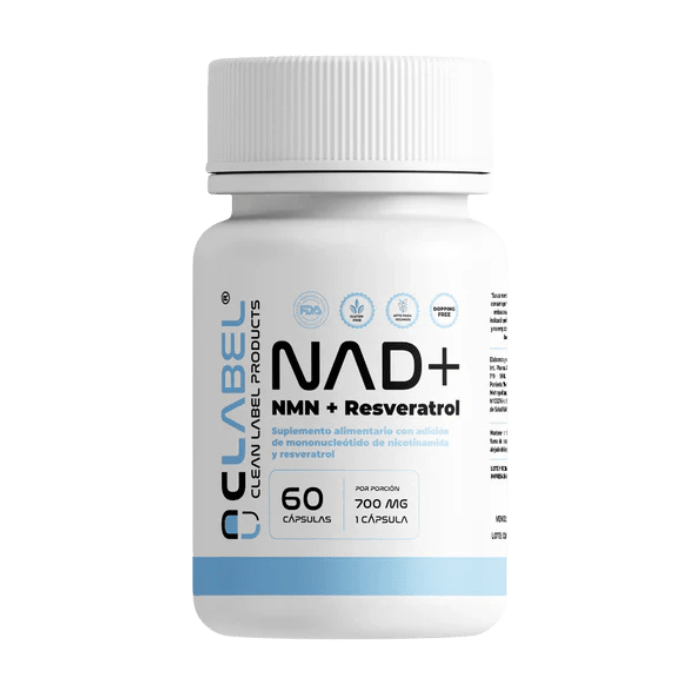 NAD+ + Resveratrol 60 cápsulas 0
