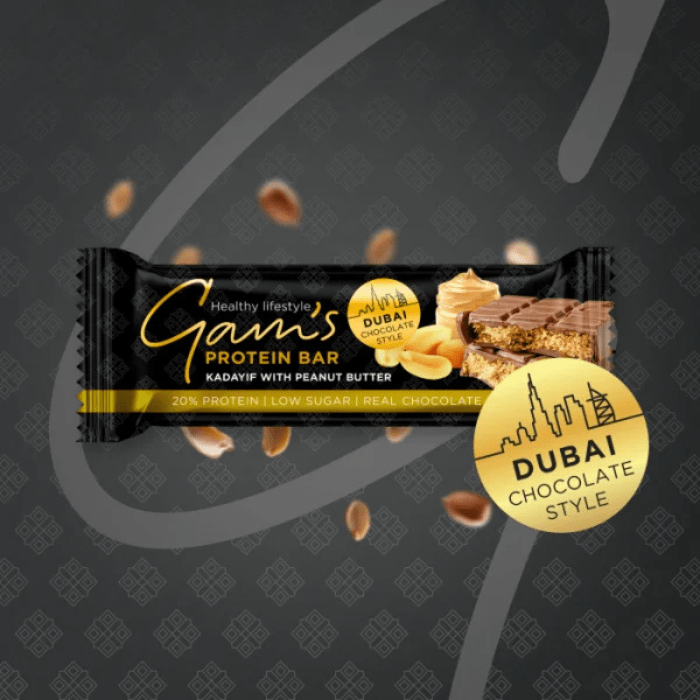 Barra de Proteína Dubai Gams2